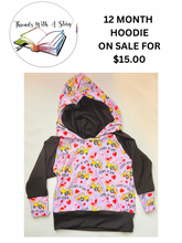 Load image into Gallery viewer, 12 month hoodie
